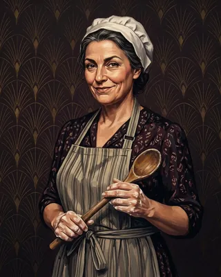 Malovaný portrét: Anna Novotná