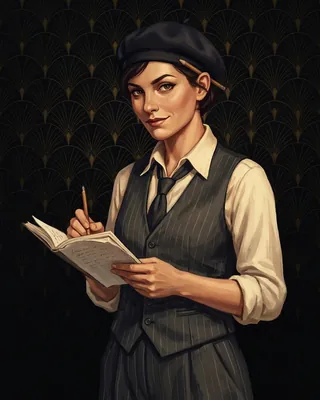 Malovaný portrét: Lucie Kratochvílová