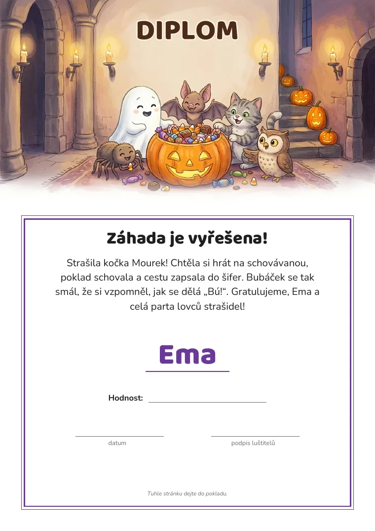Diplom s rozuzlením strašidelné historky